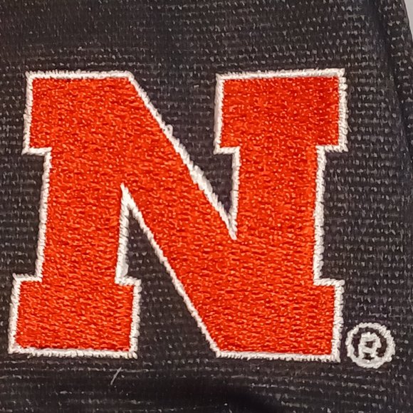 NWT Nebraska Corn Huskers Zippered Cosmetic Bag Collegiate NCAA - Picture 2 of 5